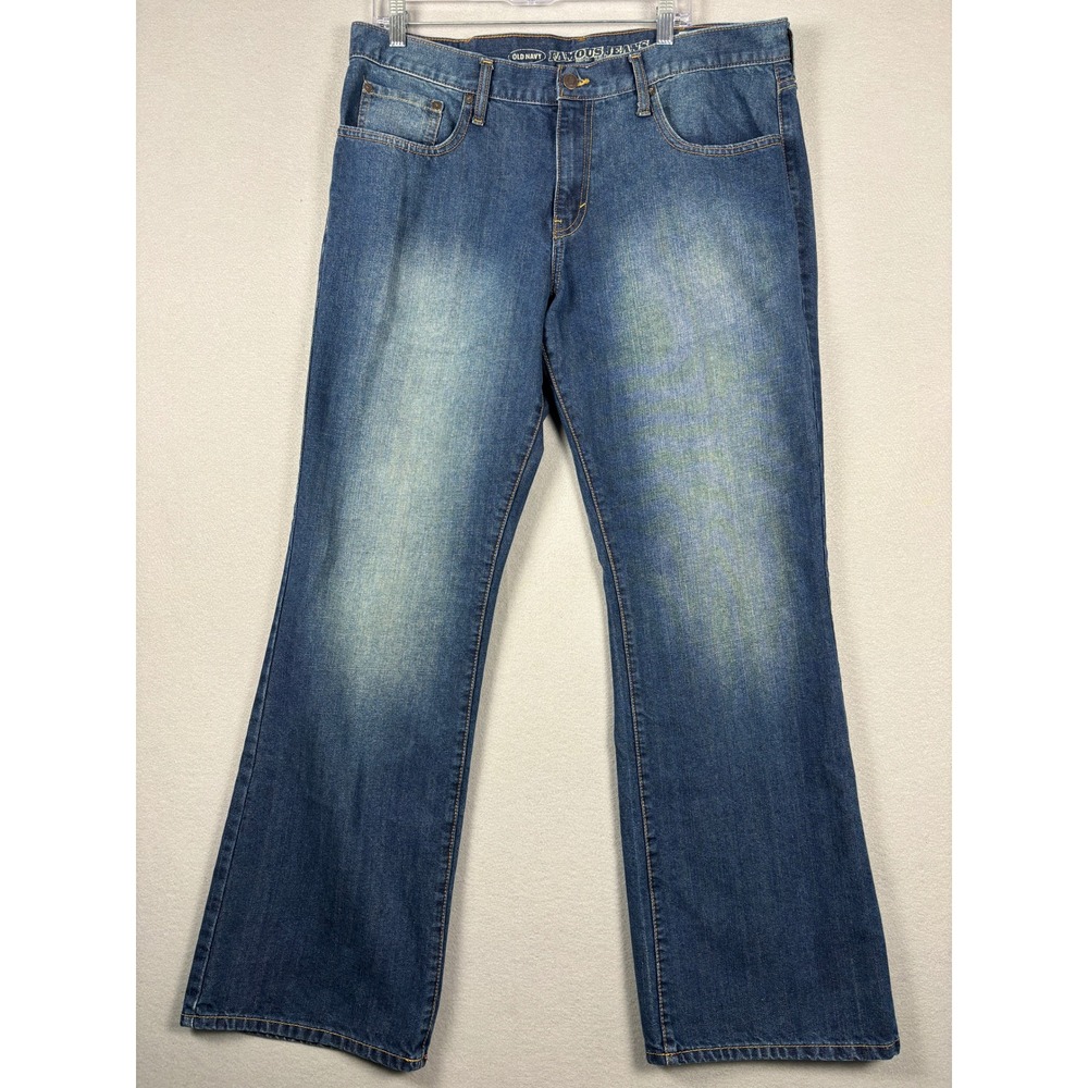 Old Navy Famous Jeans Bootcut Medium Wash Denim 38x34 Blue